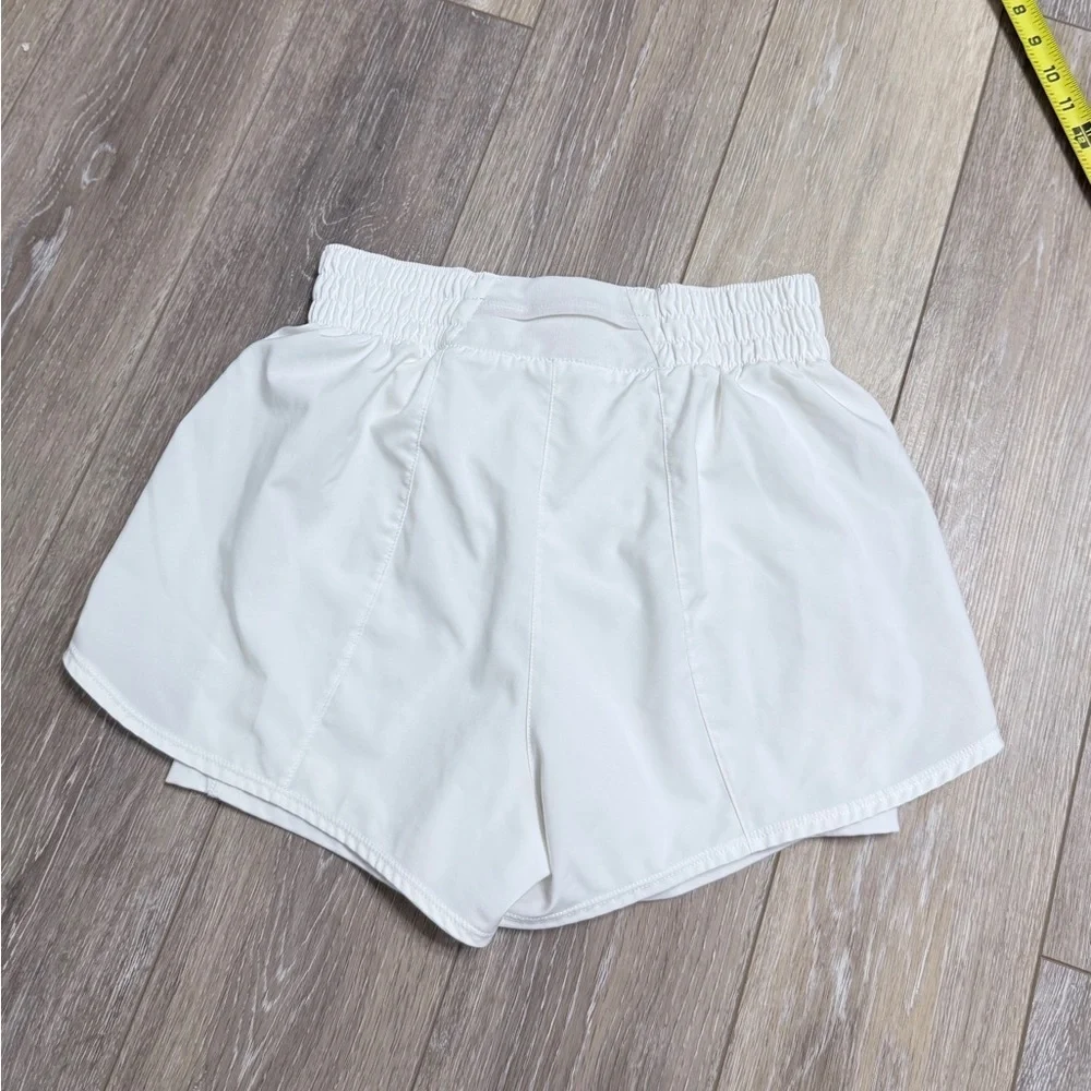 Nike Women's  White Athletic Shorts